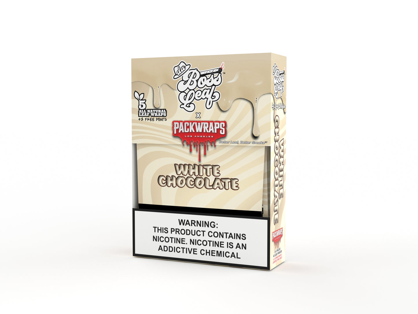 White Chocolate - 7 Finest Natural Leaf Wraps Packwoods collab