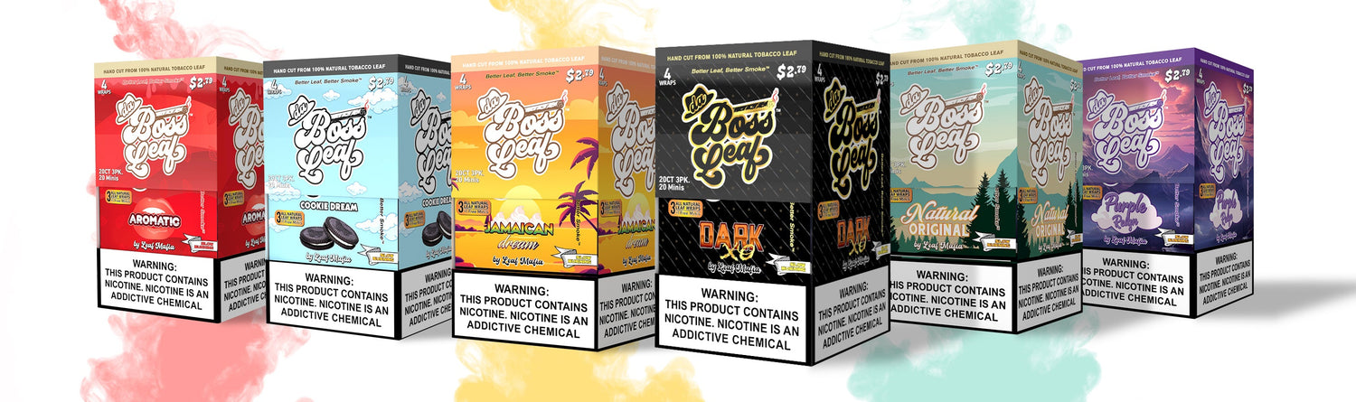 4 Finest Natural Leaf Wraps (3+1 mini)