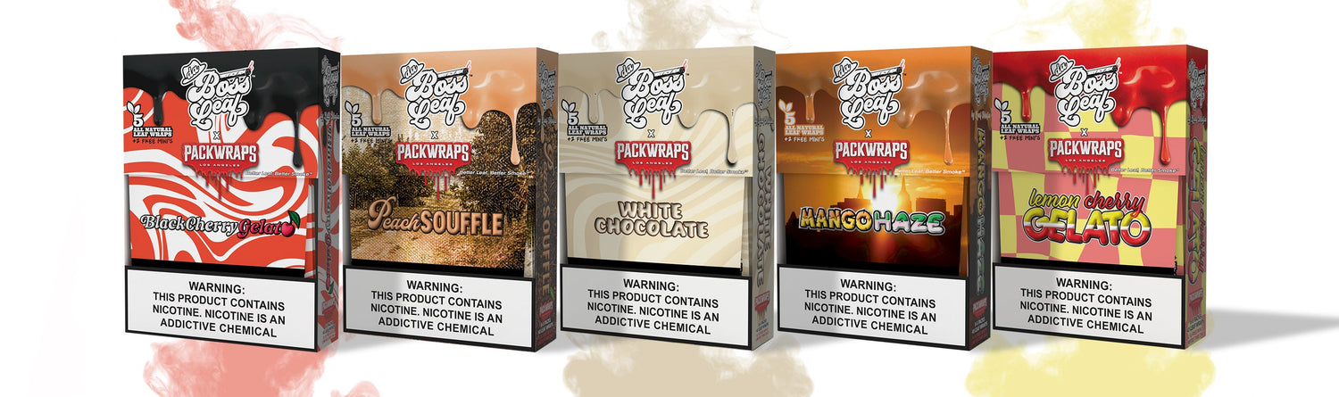 7 Finest Natural Leaf Wraps Packwoods collab (5+2 minis)