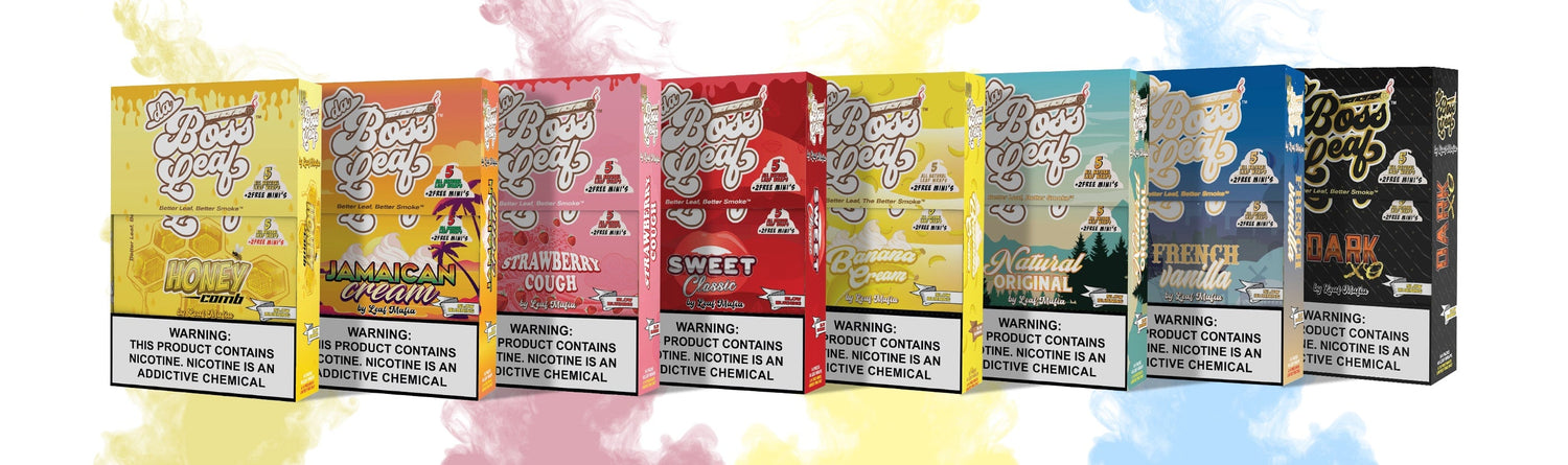 7 Finest Natural Leaf Wraps (5+2 minis)
