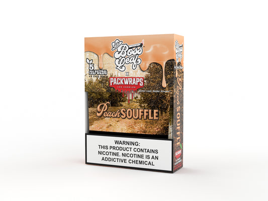 Peach Souﬄe - 7 Finest Natural Leaf Wraps Packwoods collab